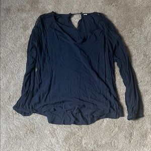 Old Navy Dark Blue Women's Blouse